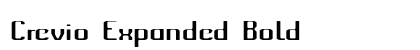 Crevio Expanded Bold preview