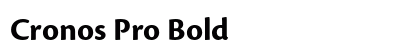 Cronos Pro Bold Preview