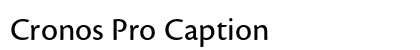 Cronos Pro Caption preview
