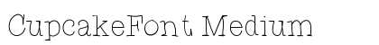 CupcakeFont Medium preview