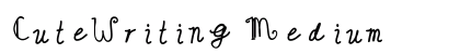 CuteWriting Medium preview