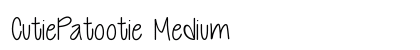 CutiePatootie Medium preview