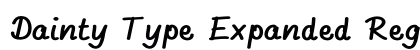 Dainty Type Expanded Regular Preview