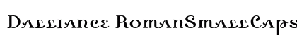 Dalliance RomanSmallCaps Preview