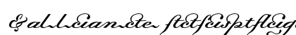 Dalliance ScriptLigatures Preview