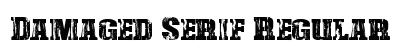 Damaged Serif Regular preview