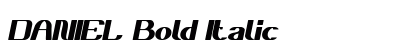 DANIEL Bold Italic Preview