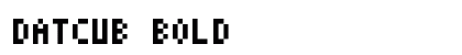 DatCub Bold preview