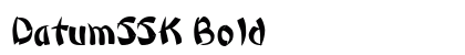 DatumSSK Bold preview