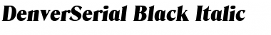 DenverSerial-Black Font