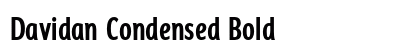 Davidan Condensed Bold Preview