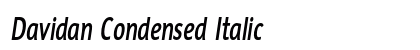 Davidan Condensed Italic Preview