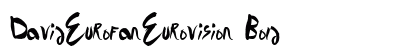 DavidEurofanEurovision Bold preview