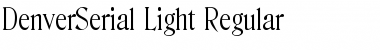 DenverSerial-Light Font