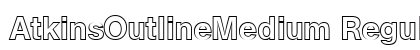 AtkinsOutlineMedium Regular preview
