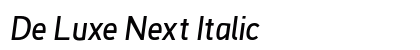 De Luxe Next Italic preview