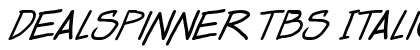 Dealspinner TBS Italic preview