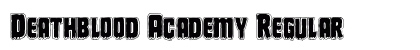 Deathblood Academy Regular preview