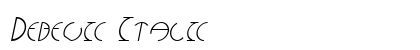 Debevic Italic preview