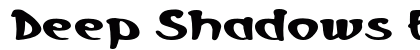 Deep Shadows Expanded Bold preview