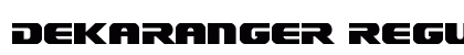 Dekaranger Regular preview