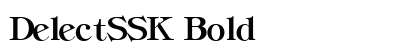 DelectSSK Bold preview