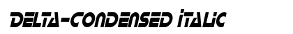Delta-Condensed Italic preview