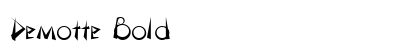 Demotte Bold preview