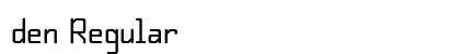 den Regular preview