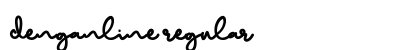 Denganline Regular preview