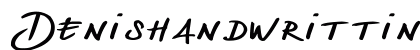 Denishandwritting Regular preview