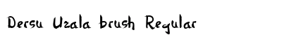 Dersu Uzala brush Regular preview