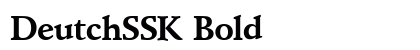 DeutchSSK Bold preview