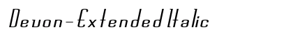 Devon-Extended Italic preview