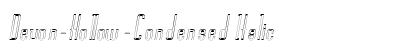 Devon-Hollow-Condensed Italic preview