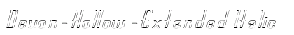 Devon-Hollow-Extended Italic preview