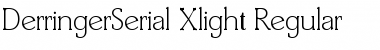 DerringerSerial-Xlight Font