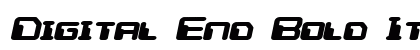 Digital End Bold Italic preview