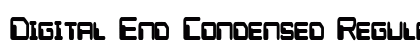 Digital End Condensed Regular Preview