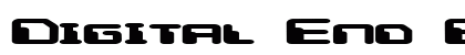 Digital End Extra-expanded Bold Preview