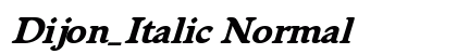 Dijon_Italic Normal preview