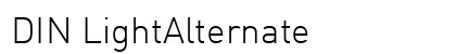 DIN LightAlternate Preview