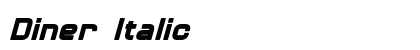 Diner Italic Preview