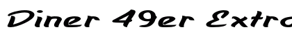 Diner 49er Extra-expanded Bold Preview
