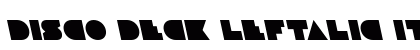 Disco Deck Leftalic Italic preview