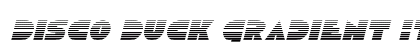 Disco Duck Gradient Italic Italic preview