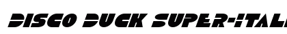 Disco Duck Super-Italic Italic preview