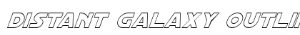 Distant Galaxy Outline Italic preview