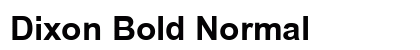 Dixon Bold Normal preview