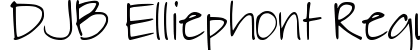 DJB Elliephont Regular preview